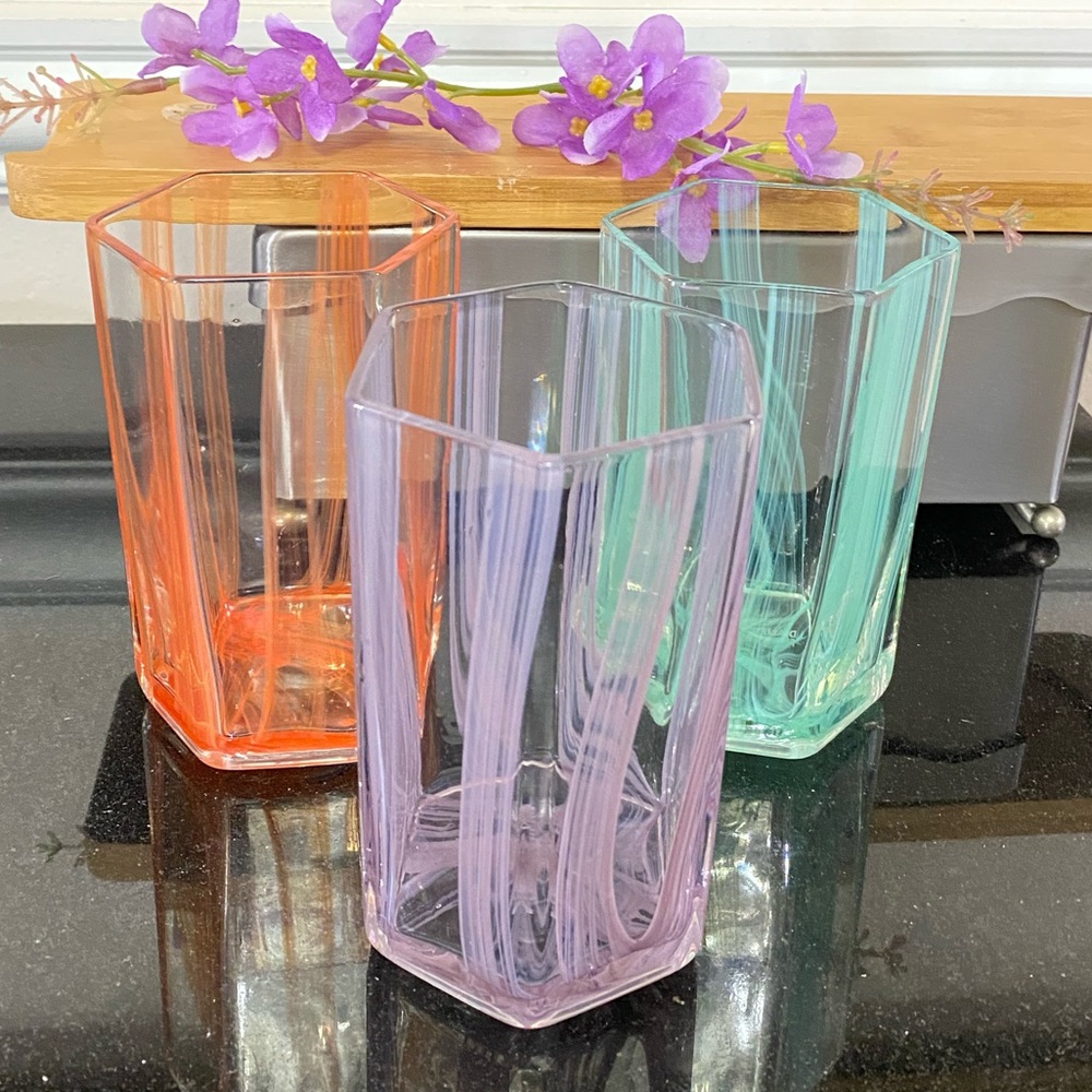 Diane Von Furstenberg 3pc Tall Glass Tumbler